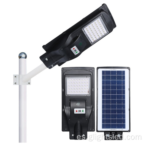 Farola LED solar todo en uno IP65 60w 80w para exteriores